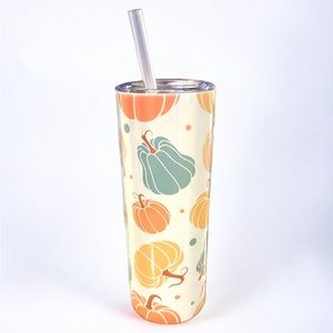 Boho Pumpkin and Gourd Tumbler 20oz